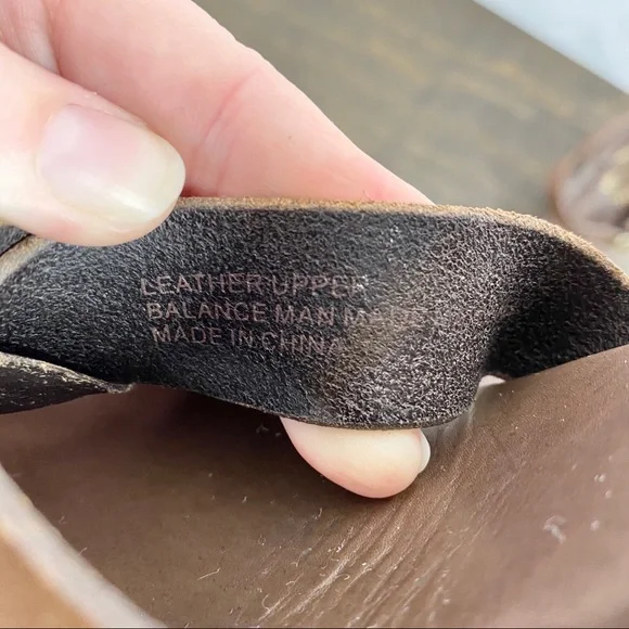 Kork-Ease brown leather platform wedge sandal 9 - Picture 10 of 12